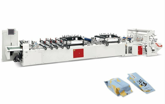 Zentrale Versiegelung Drei Seiten Versiegelung Reißverschluss Tasche Herstellung Maschine 5KW 6000x1200x1500mm