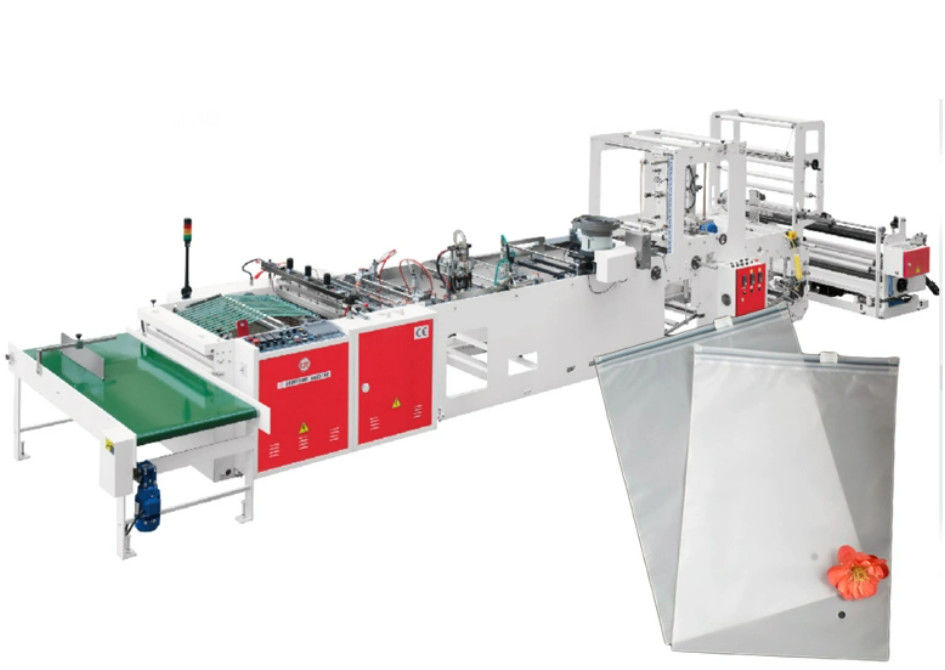 150 Stück/Min. Produktionsgeschwindigkeit Seitendichtbeutelmachmaschine mit PLC-System