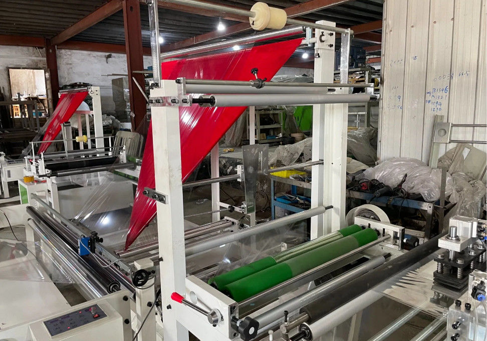 Hochgeschwindigkeitsmaschine zur Herstellung von voll automatisierten Seitenversiegelungsbeuteln 22 kW mit 5 HP-Luftkompressor